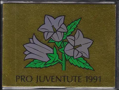 Schweiz Markenheftchen 0-91, Pro Juventute Waldblumen Bärlauch 1991, ESSt
