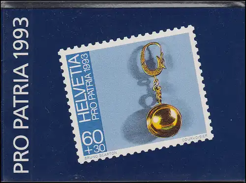 Suisse Carnets de marques 0-95, Pro Patria Volksart 1993, ESSt