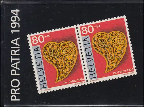 Schweiz Markenheftchen 0-97, Pro Patria Volkskunst 1994, ESSt