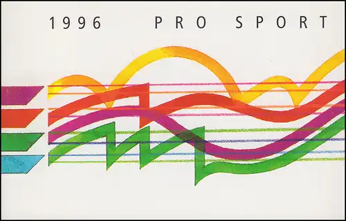 Schweiz Markenheftchen 0-104, Pro Sporthilfe 1996, ESSt