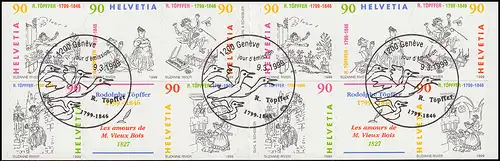 Suisse Carnets de marques 0-113, anniversaire de R. Potter 1999, ESSt