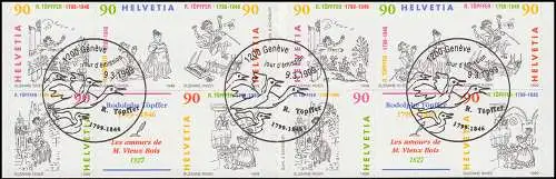 Suisse Carnets de marques 0-113, anniversaire de R. Potter 1999, ESSt