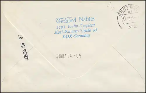 U 3 Chemins de fer avec pointe d'urgence R (lieu manquant) Eil-R-Bf. SSt BERLIN 11.10.85