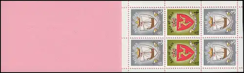 Isle of Man Markenheftchen 3, Tynwald Parlament 40 Pence 1979, ** postfrisch