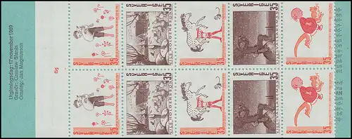 Carnet de marque 23 contes d'art suédois, avec miroir verk. FN 2, ** post-fraîchissement