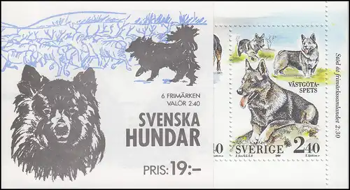 Carnet de marque 144 races de chiens suédois dogs chien, **