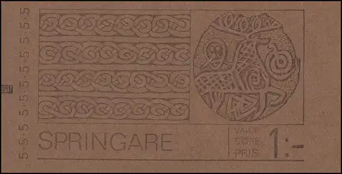 Markenheftchen Pferd - Papier normal 20x 799xD, mit Zählbalken, **