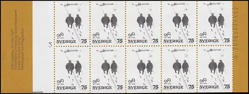 Caricaturiste Oskar Andersson - politesse 10x 981D, avec FN 2, **