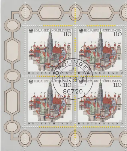 37 MH Nördlingen - PLF Fleck sous le drapeau droit, champ 6, ET-O Nørdlinge