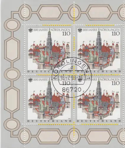 37 MH Nördlingen - PLF Fleck sous le drapeau droit, champ 6, ET-O Nørdlinge