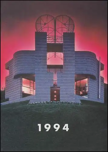 Suisse 1499-1500 EUROPE Art 1993, carte de voeux PTT à la fin de l'année