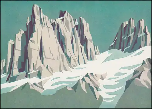 Schweiz 976 Schweizer Alpen: Spannörter 1972, PTT-Grußkarte zum Jahreswechsel