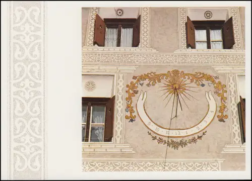 Suisse 1184 SMA: Carte météo 1980, carte de vœux PTT à la fin de l'année