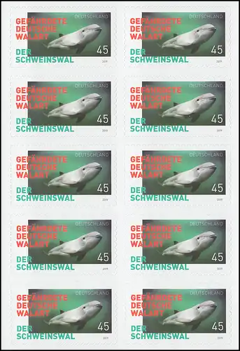 FB 84 Le cochon, feuille de 10x3437, frais de post **