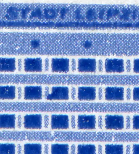 1126+1129 Zusammendruck aus Block 23 INTERMESS III mit PLF 1129 blauer Fleck, **