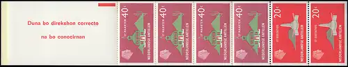 Antilles néerlandaises Carnets de marques PB 1, Boekje, **