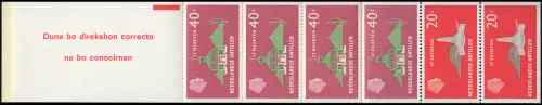 Antilles néerlandaises Carnets de marques PB 1, Boekje, **