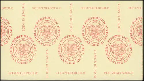 Antilles néerlandaises Carnets de marques PB 1, Boekje, **