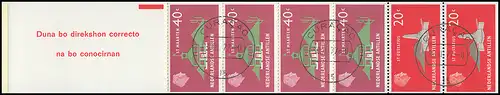 Antilles néerlandaises Carnets de marques PB 1, Boekje, ET-O