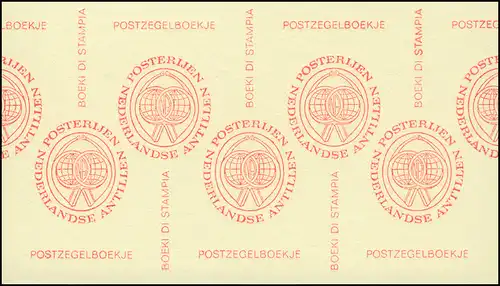 Antilles néerlandaises Carnets de marques PB 1, Boekje, ET-O