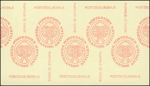 Antilles néerlandaises Carnets de marques PB 1, Boekje, ET-O