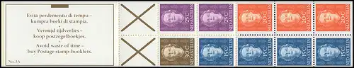 Antilles néerlandaises Carnets de marques PB 3A gauche, Boekje, **