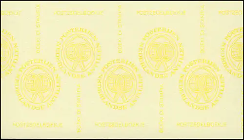 Antilles néerlandaises Carnets de marques PB 3B gauche, Boekje, **