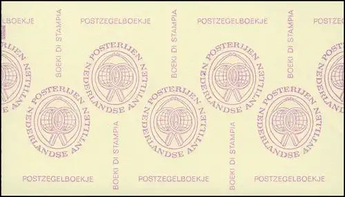 Antilles néerlandaises Carnets de marques PB 4A gauche, Boekje, ZB **