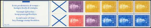 Antilles néerlandaises Carnets de marques PB 4A à droite, Boekje, ZB **