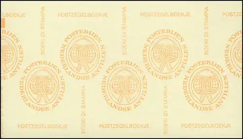 Antilles néerlandaises Carnets de marques PB 5, Boekje Ascension du trône, ZB **