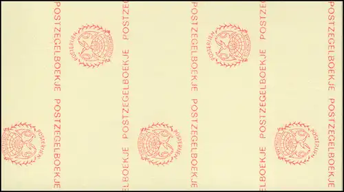 Surinam Carnets de marques 6 timbres postaux 60 et 5 Ct., Wees ... 1978