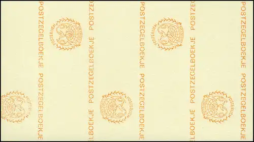 Surinam Carnets de marque 8 fruits Fruit 25 et 15 Ct., PB 5b Staan ... 1979