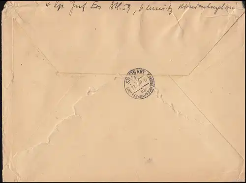 À propos de Deutscher Dienstpost BÖHMEN-MÄHREN R-Lettre OLMÜTZ 18.3.40 vers STUTGART