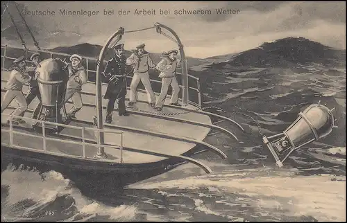 DEUTSCHE MARINE-SCHIFFSPOST No 96 - 12.4. SMS Württemberg, Marine-AK Minenleger