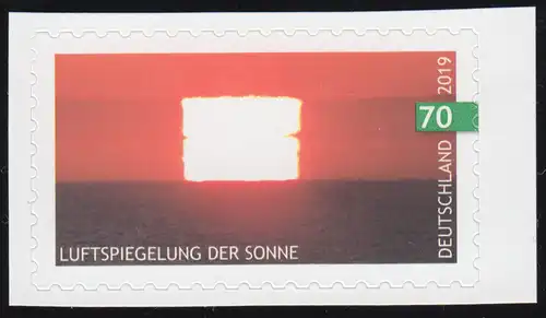 3446 Himmelsereignisse - Luftspiegelung der Sonne, selbstklebend aus FB 85, **