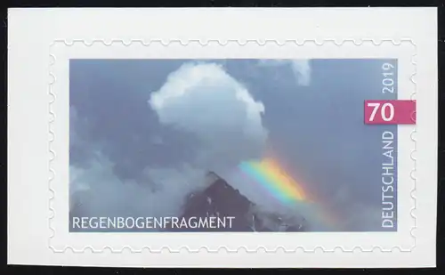 3445 Himmelsereignisse - Regenbogenfragment, selbstklebend aus FB 85, **