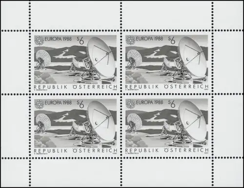 Imprimerie noire 1922 EUROPE - 4 valeurs en mini-arc