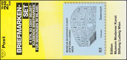 Österreich MH 0-8 Kunsthäuser Museum Wien, postfrisch **