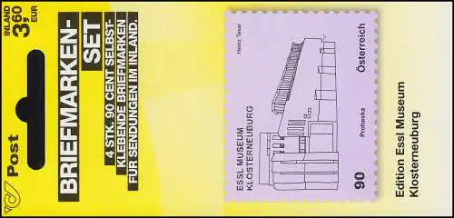 Österreich MH 0-20 Kunsthäuser Museum Klosterneuburg, postfrisch **