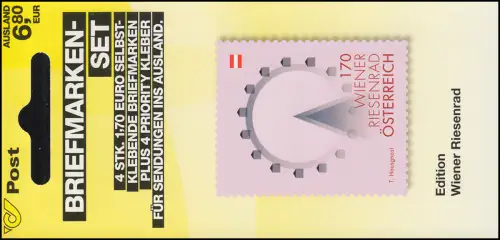 Autriche MH 0-27 Monument de la Grande Roue Vienne, frais de port **