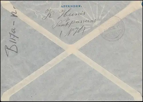 1. KLM-Aéroport Douglas DC-3 NL - Pays-Bas-Inde le 16.12.1936 à partir de SINT PANTRAS 13.12.