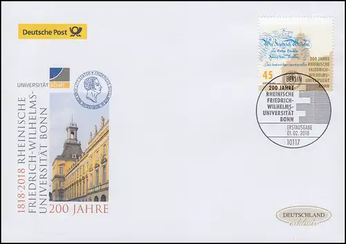 3360 Rheinische Friedrich-Wilhelm-Universität, Bijoux-FDC Allemagne exclusivement
