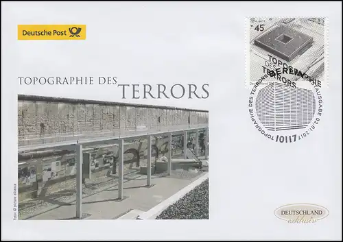 3276 Topographie de la terreur, Bijoux FDC Allemagne exclusif