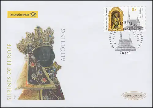 3240 Shrines of Europe: Altötting, Bijoux-FDC Allemagne exclusivement