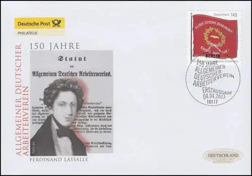 2997 Deutscher Arbeiterverein, Bijoux-FDC Allemagne exclusivement