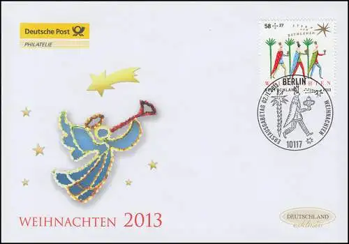 3035 Blanchiment 2013, autocollant, FDC de bijoux Allemagne exclusivement