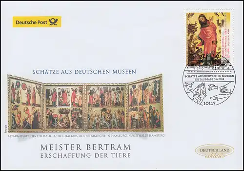 3085 Trésors du musée - Création des animaux, Bijoux-FDC Allemagne exclusivement