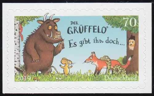 3452 Le gruffalo autocollant sur film neutre, **