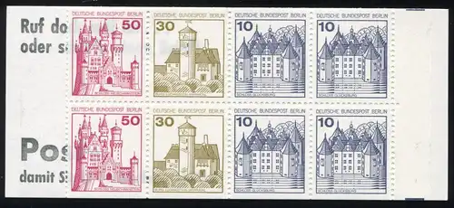 10ba MH BuS 1977, beginnender PLF I Verdickung, Feld 7, ** postfrisch