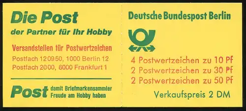 10ba MH BuS 1977, beginnender PLF I Verdickung, Feld 7, ** postfrisch